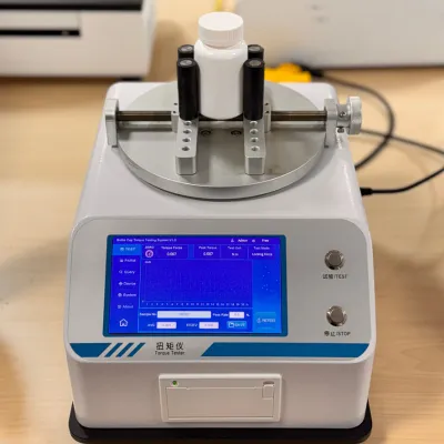 Testing Child-Resistant Caps (CRC) on pharmaceutical bottles